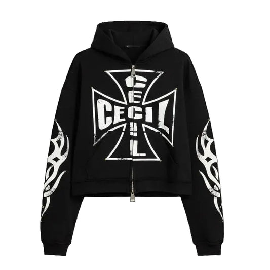 CROSSDOT HOODIE - DOUBLE ZIP